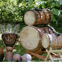 Djembekurs, afrikanisches Trommeln, Djembeworkshop, Trommel - Erlebnistag bei www.klang-bild.co.at
